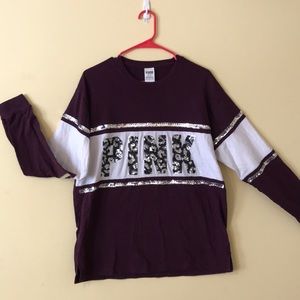 Pink long sleeve shirt